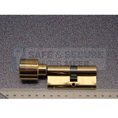 Pfaffenhain knopcilinder EB 30-knop35 in messingkleur SKG**®